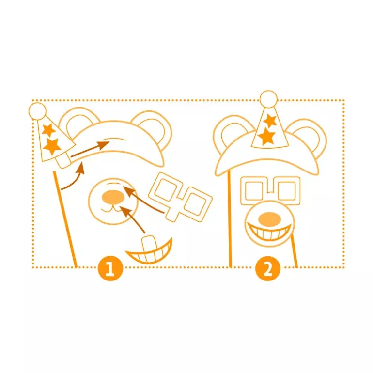 Djeco Mosaics & Stickers Animal Party