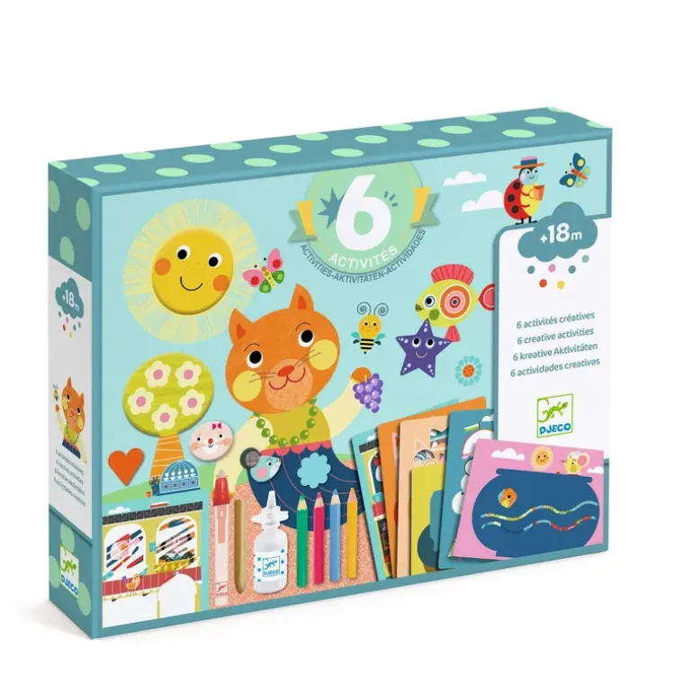 Djeco Multi-Activity Kits The cat and his pals