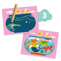 Djeco Multi-Activity Kits The cat and his pals