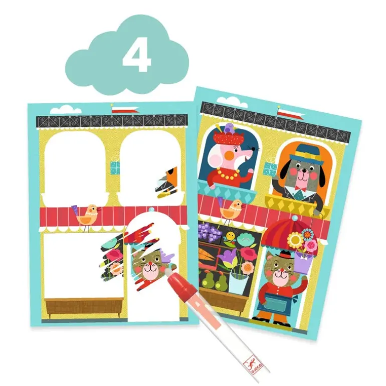 Djeco Multi-Activity Kits The cat and his pals