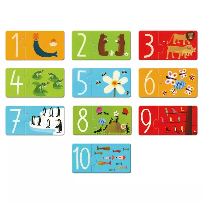 Djeco Numbers puzzle duo