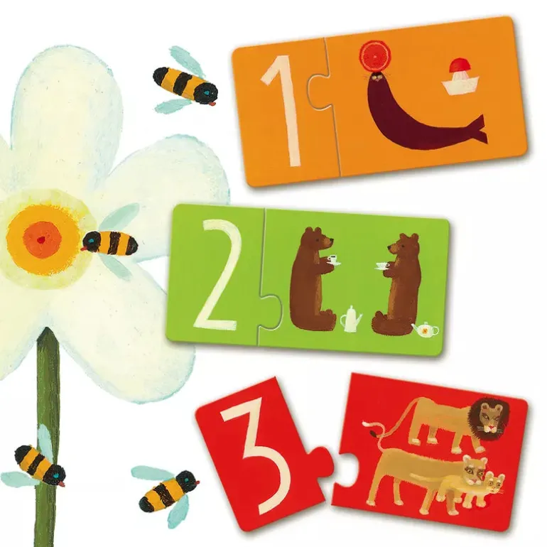 Djeco Numbers puzzle duo