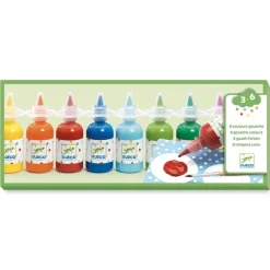 Djeco Paint For Little Ones 8 Bottles Of Poster Paint