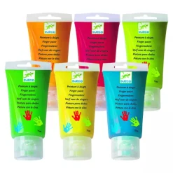Djeco Paint For Little Ones 6 Finger Paint's Tubes