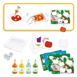Djeco Paint with Marbles Nature