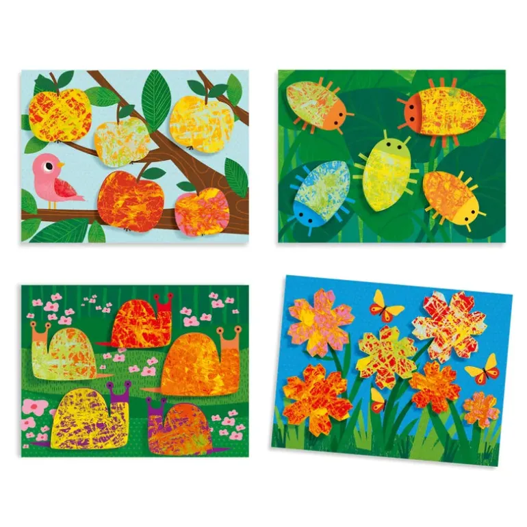 Djeco Paint with Marbles Nature