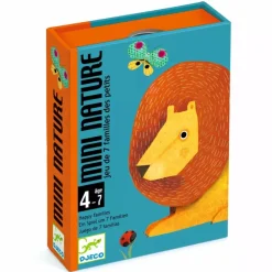 Djeco Playing Cards Happy Families Mini Nature