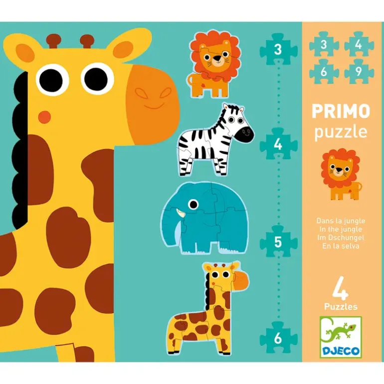 Djeco Puzzles Progressive Puzzles In the jungle