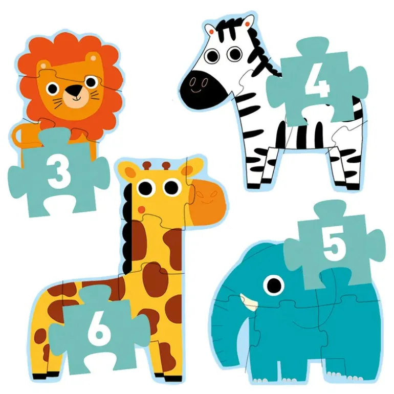 Djeco Puzzles Progressive Puzzles In the jungle