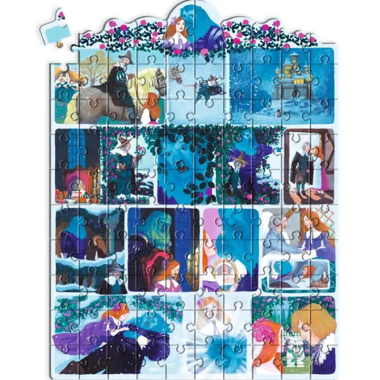 Djeco Puzzles Story Beauty and the Beast -100 pcs