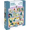 Djeco Puzzles Story Little Red Riding Hood - 35 pcs