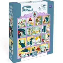 Djeco Puzzles Story Little Red Riding Hood - 35 pcs