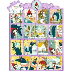 Djeco Puzzles Story Little Red Riding Hood - 35 pcs