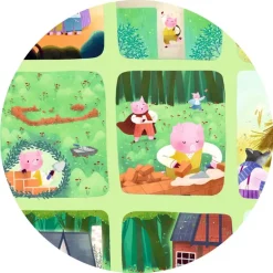 Djeco Puzzles Story The Three Little Pigs - 35 pcs
