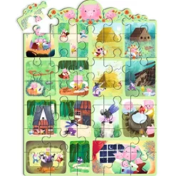 Djeco Puzzles Story The Three Little Pigs - 35 pcs