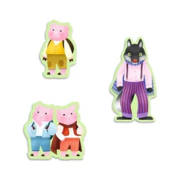 Djeco Puzzles Story The Three Little Pigs - 35 pcs