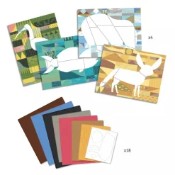 Djeco Relief Collage Into the Wild