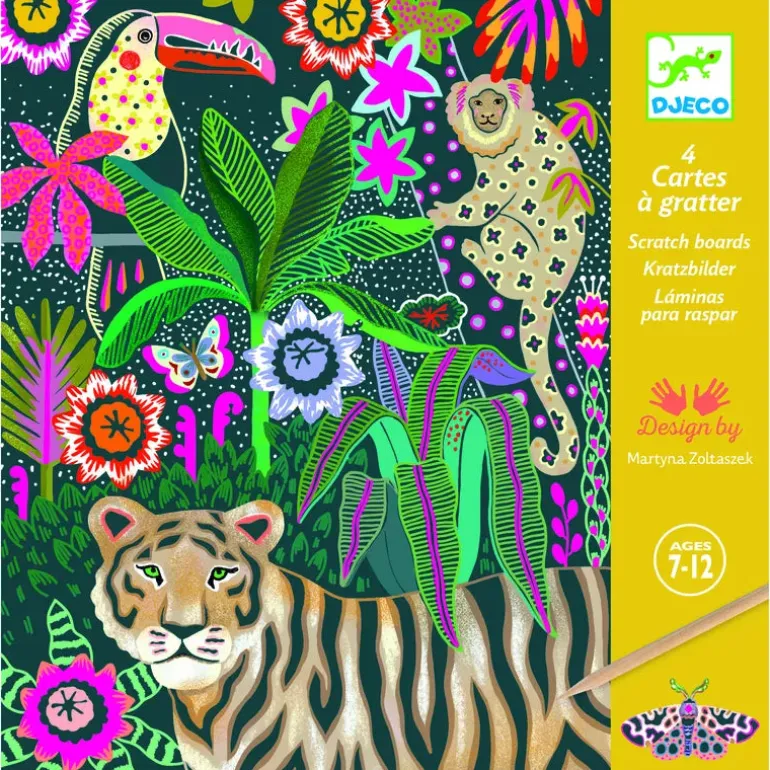 Djeco Scratch Cards Rococo