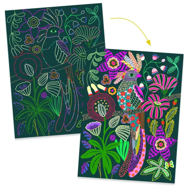 Djeco Scratch Cards Rococo