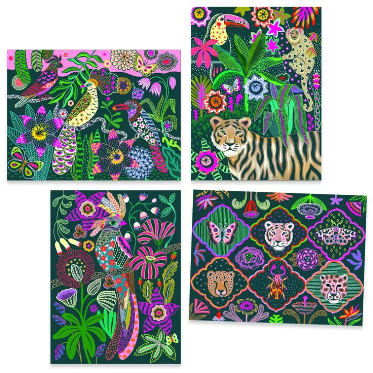 Djeco Scratch Cards Rococo