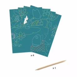 Djeco Scratch Cards The Pond