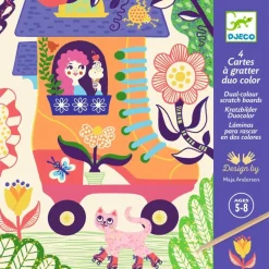 Djeco Scratch Cards Wacky houses