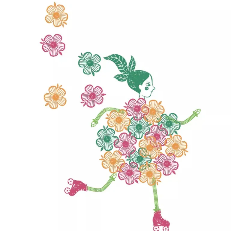 Djeco Stamps Flower girls