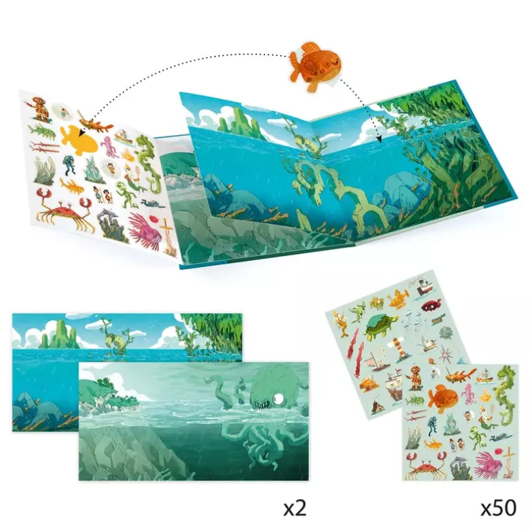 Djeco Stickers Adventures at Sea