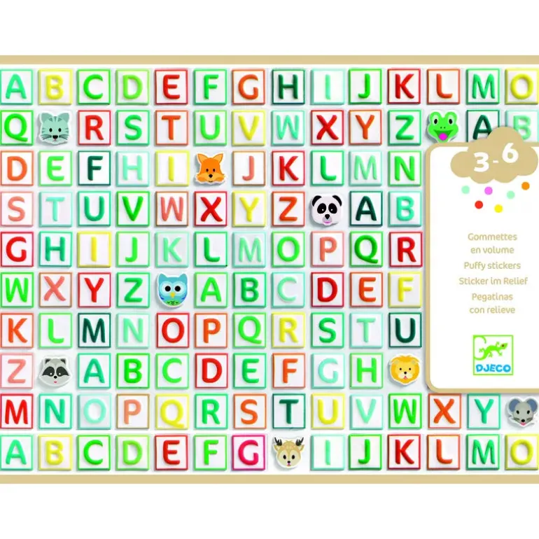 Djeco Stickers Alphabet Stickers