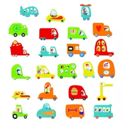 Djeco Stickers I Love Cars