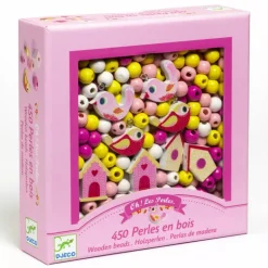 Djeco Wooden Beads, bird