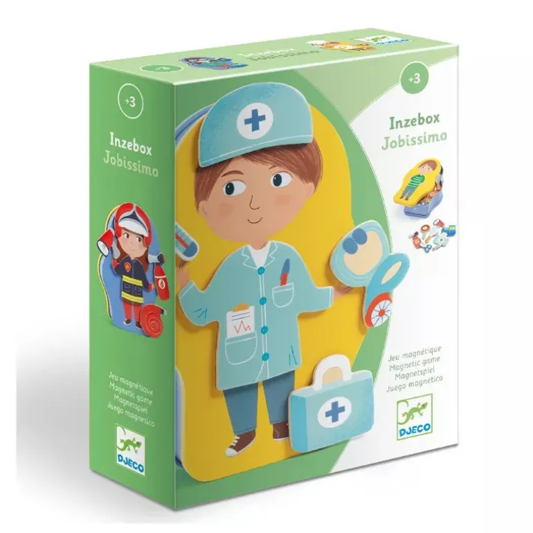 Djeco Wooden Magnetic Inzebox Jobissimo