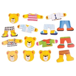 Dress up Puzzle Bear Family