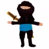 Fiesta Crafts Blue Ninja Finger Puppet