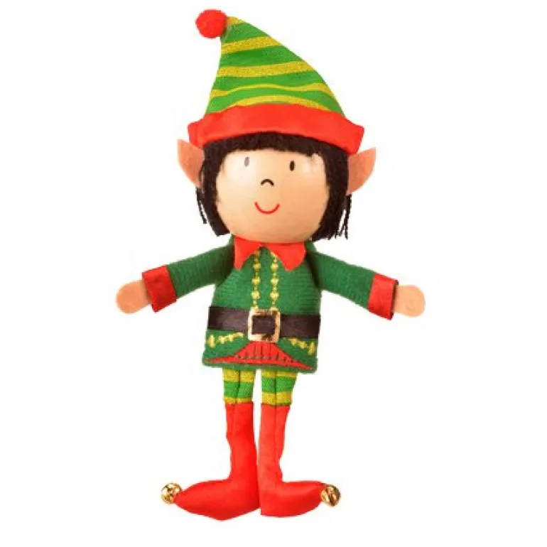 Fiesta Crafts Boy Elf Finger Puppet