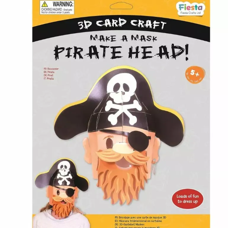Fiesta Crafts 3D Mask Pirate