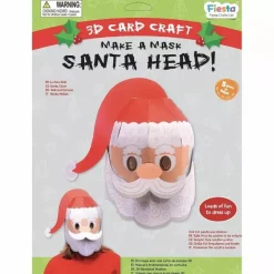 Fiesta Crafts 3D Mask Santa