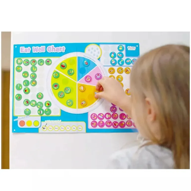 Fiesta Crafts Eat Well Magnetic Chart