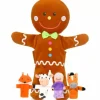 Fiesta Crafts Gingerbread Man with Finger Puppets Set
