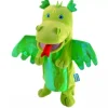 Fiesta Crafts Hand Puppet Green Dragon