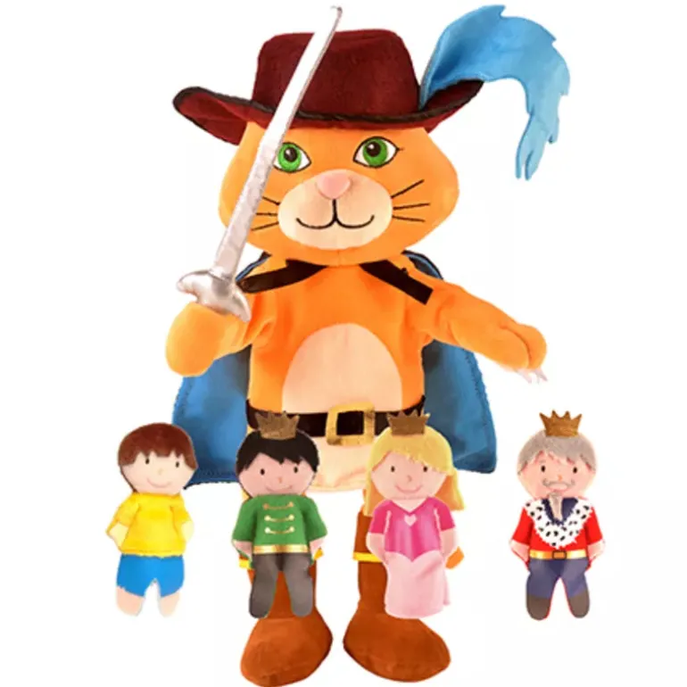 Fiesta Crafts Puss in Boots Puppet Set