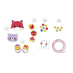 Janod 4 Pieces Of Wooden Jewellery To Make Pretty Forest
