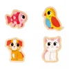 Janod 4 Progressive Puzzles - Pet