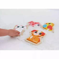 Janod 4 Progressive Puzzles - Pet