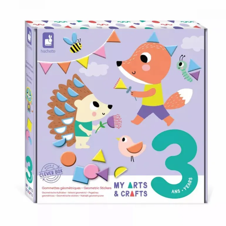 Janod 3 Years - Geometric Stickers