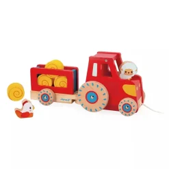 Janod Farm Pull Along Tractor