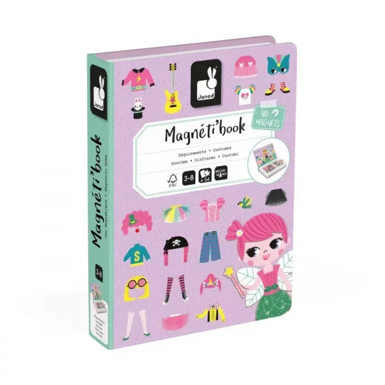 Janod Girl's Costumes Magneti'book