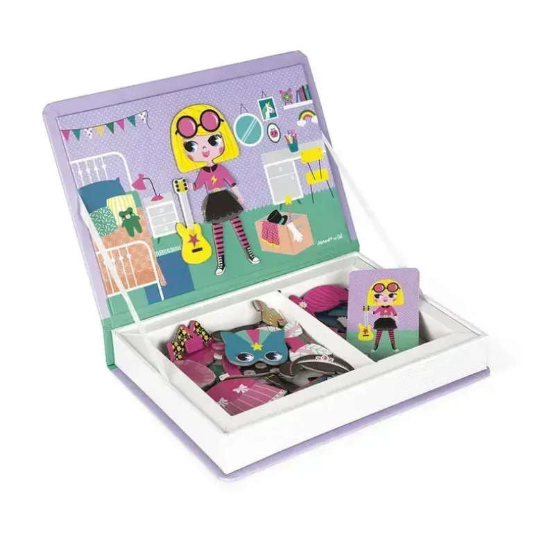 Janod Girl's Costumes Magneti'book
