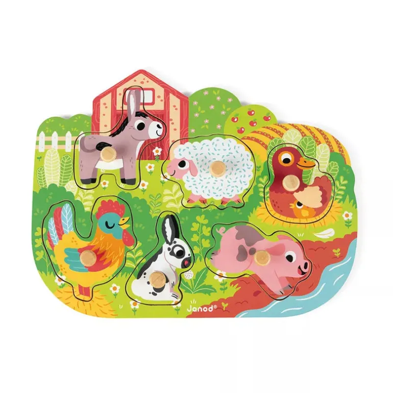 Janod Happy Farm Puzzle