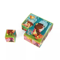 Janod Kubkid 9 Blocks Forest Animals